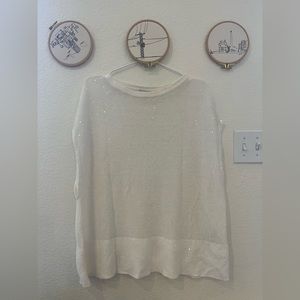 Brunello Cucinelli sleeveless white top